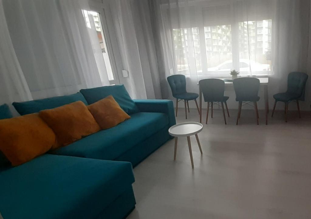 Posezení v ubytování MEO Apartament Mamaia langa plaja