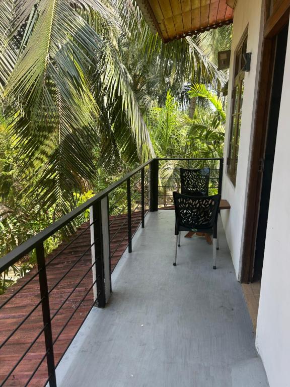 Balkón nebo terasa v ubytování Pearl Bungalow Trincomalee