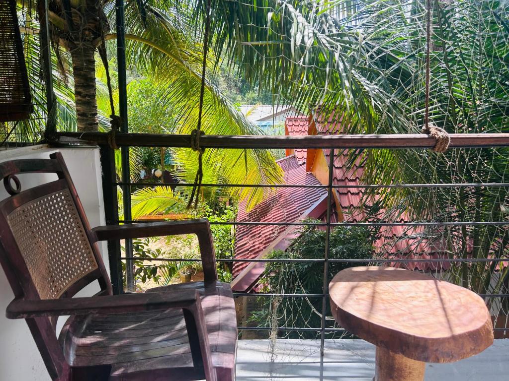 Balkón nebo terasa v ubytování Pearl Bungalow Trincomalee