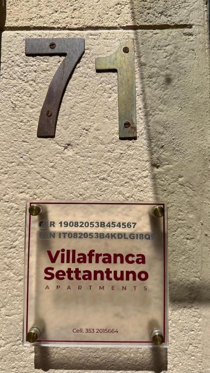 Villafranca settantuno Apartments - Double Room