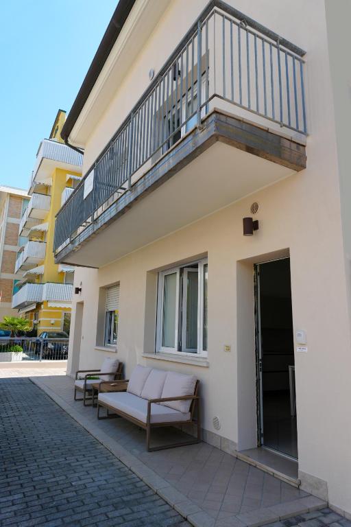 Budynek, w którym mieści się apartament