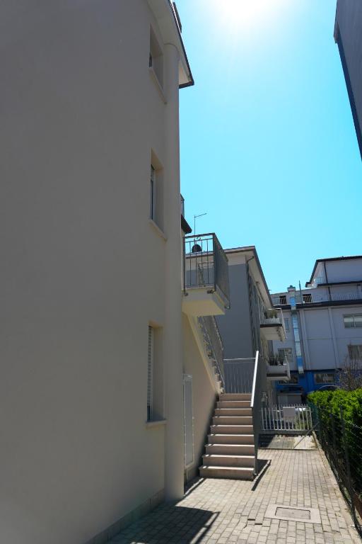 Budynek, w którym mieści się apartament