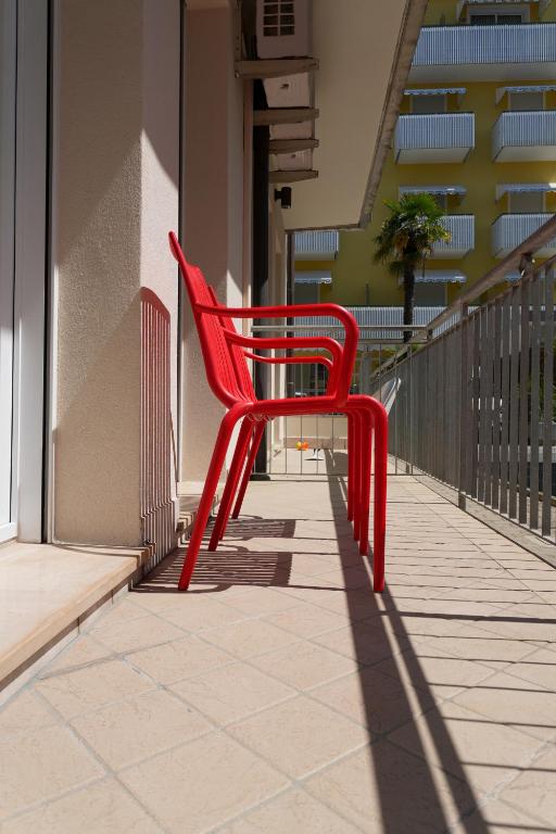 Balkon lub taras w obiekcie Dainese Apartments, Casa Abigail