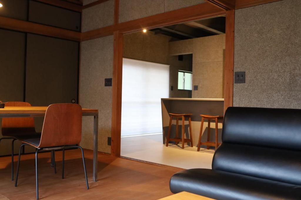Posezení v ubytování cafe&hostel TMC