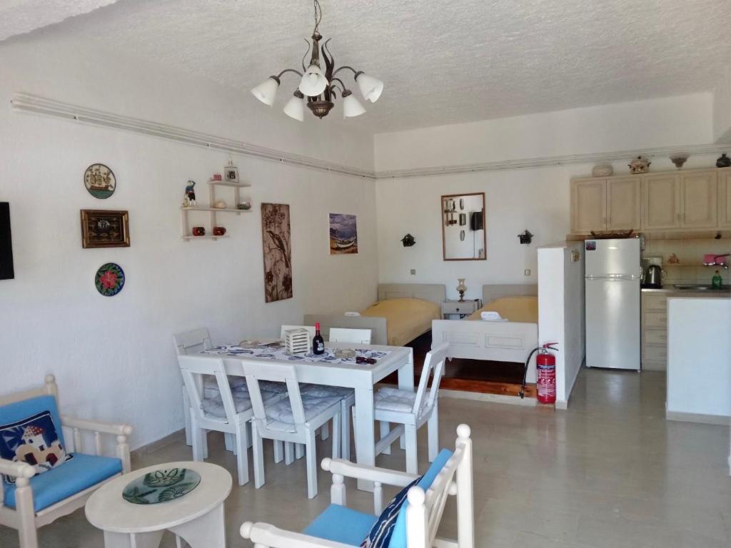 Kuchyň nebo kuchyňský kout v ubytování Romanza Villas