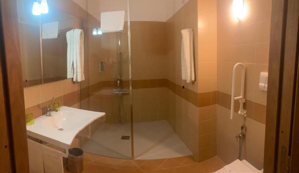 Koupelna v ubytování Hotel Baglio Santacroce