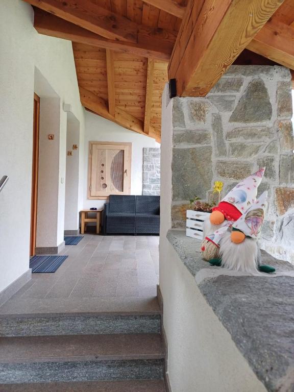 Posezení v ubytování Casa Bresadola - Pellizzano