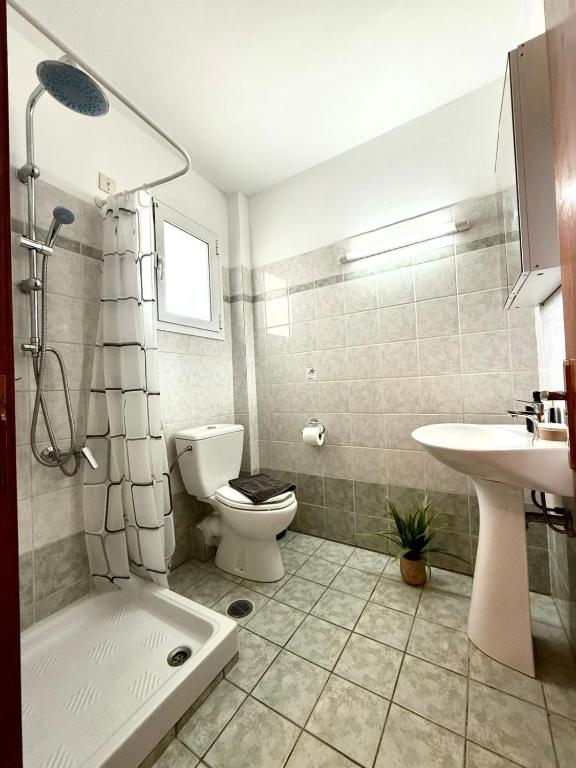 Koupelna v ubytování Melitsa corfu hotel