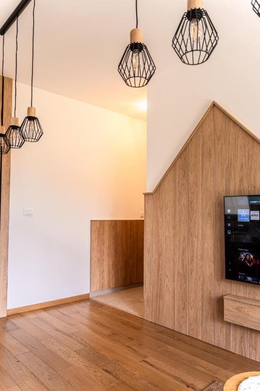 TV a/nebo společenská místnost v ubytování Apartment Vila Jela