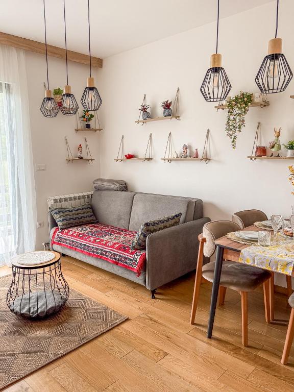 Posezení v ubytování Apartment Vila Jela