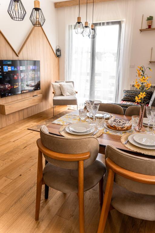 TV a/nebo společenská místnost v ubytování Apartment Vila Jela