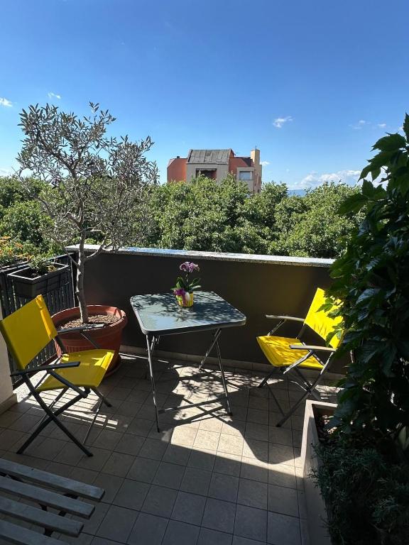 Balkón nebo terasa v ubytování CASABELLA