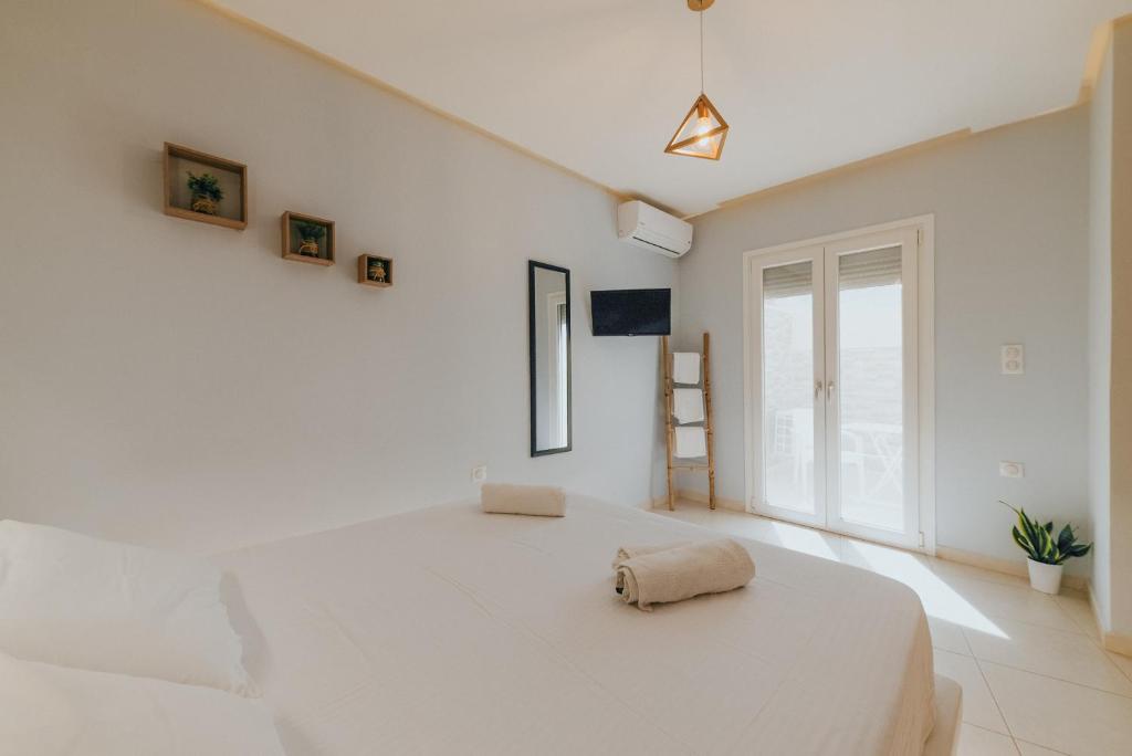 Posteľ alebo postele v izbe v ubytovaní Aquarial Home