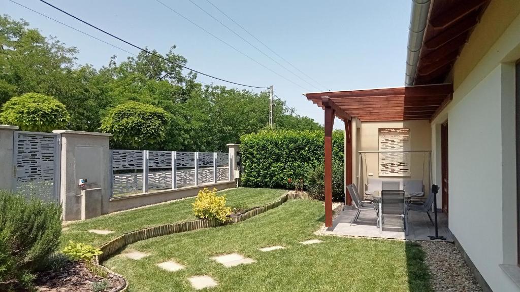 Zahrada ubytování Bíbic Apartman A