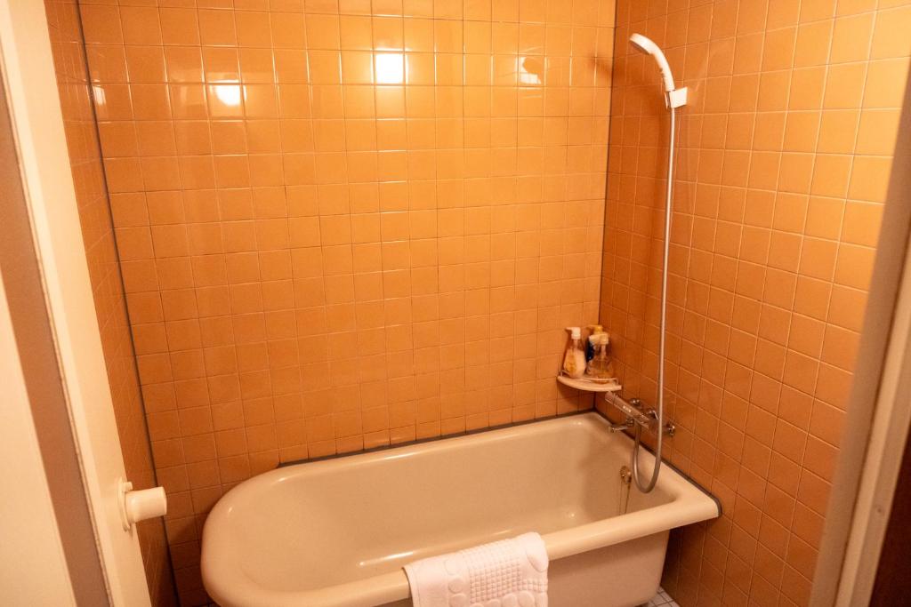 Koupelna v ubytování Pension Balmy