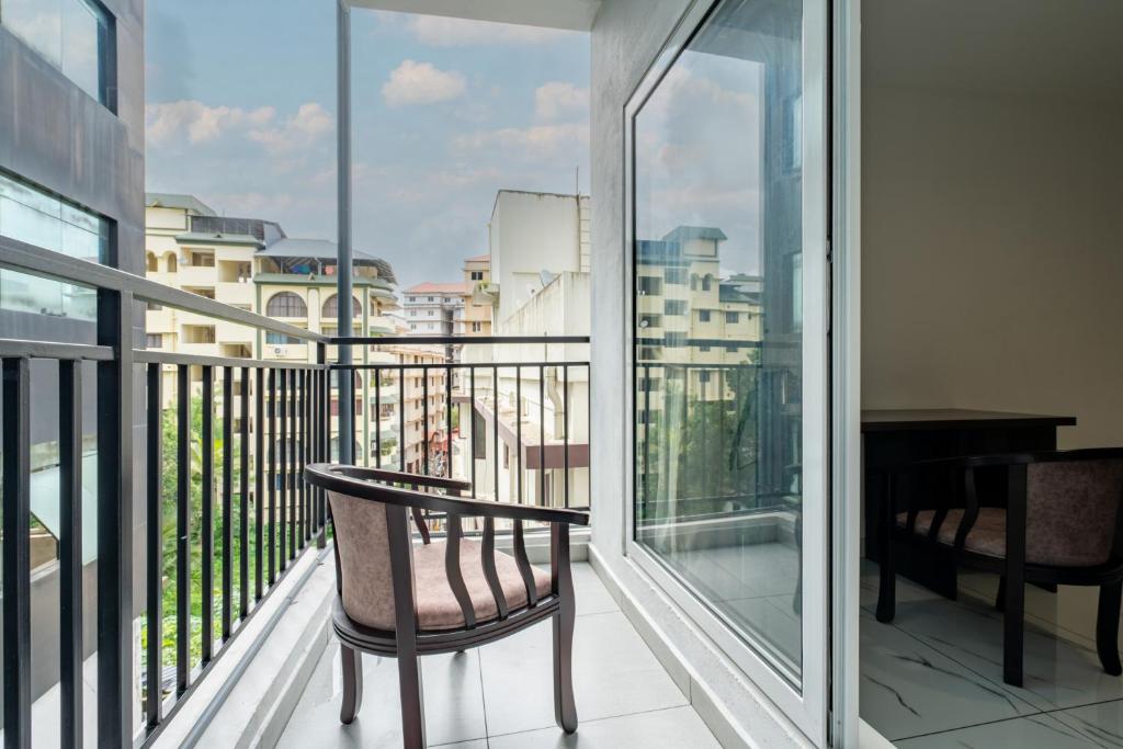 Balkón nebo terasa v ubytování Mughal Suites