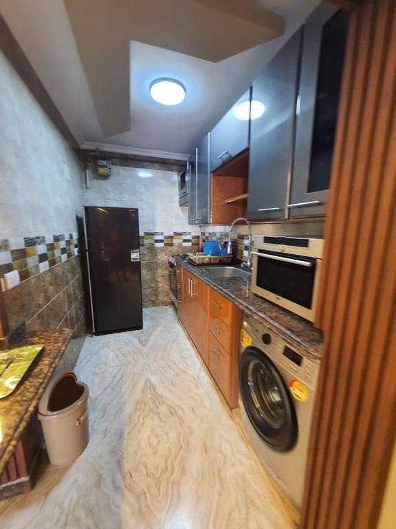 Köök või kööginurk majutusasutuses عمارات ضباط مصطفى كامل