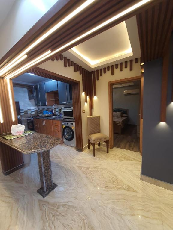 Köök või kööginurk majutusasutuses عمارات ضباط مصطفى كامل