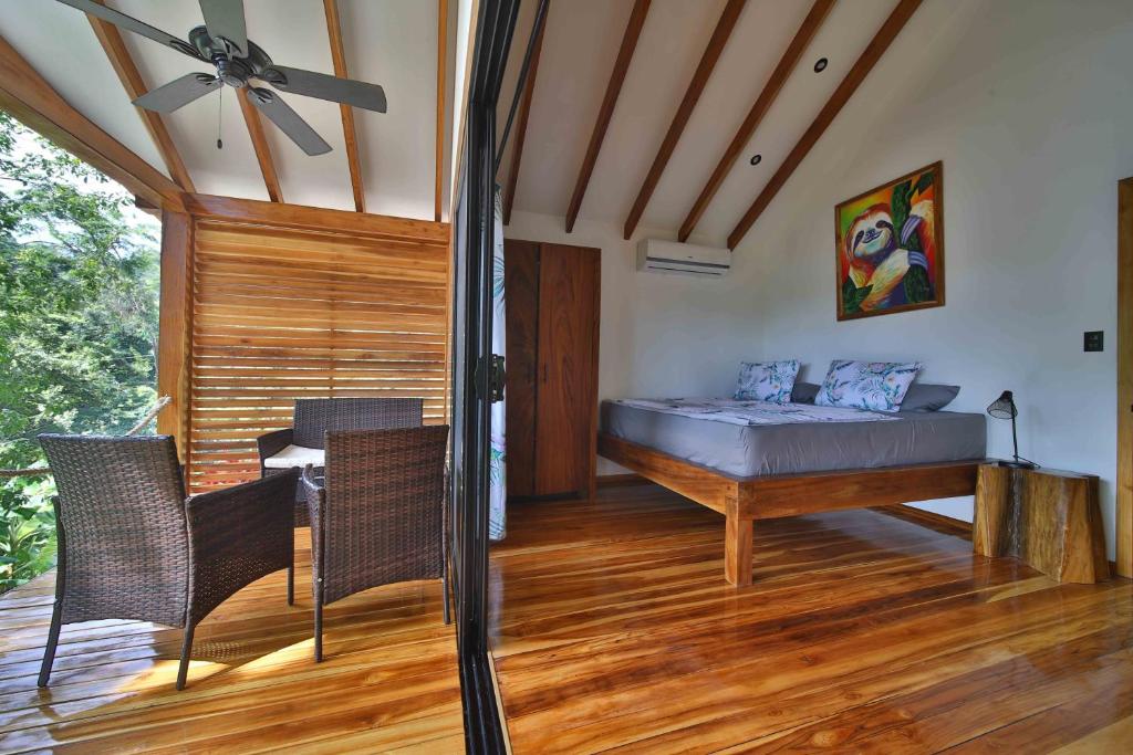 Postel nebo postele na pokoji v ubytování Beach resort playa Leona