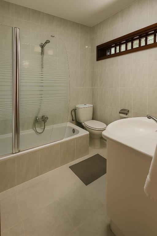 A bathroom at Villa Buendía