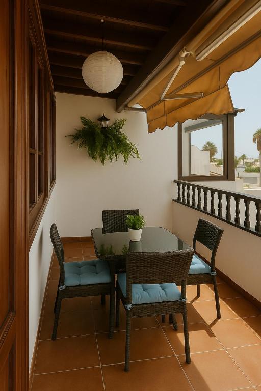 A balcony or terrace at Villa Buendía