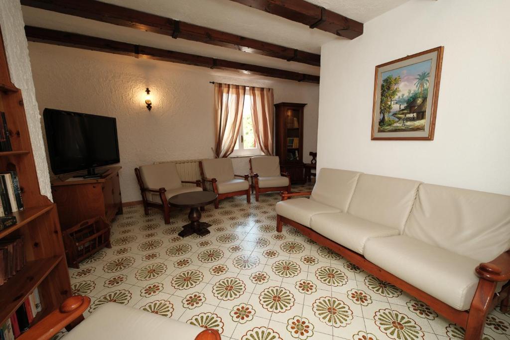 TV a/nebo společenská místnost v ubytování Hotel Don Pedro