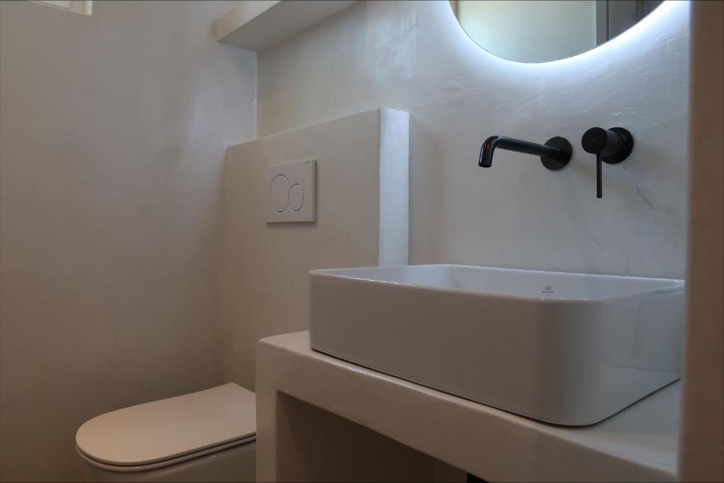 Koupelna v ubytování Elysian Villas Ios