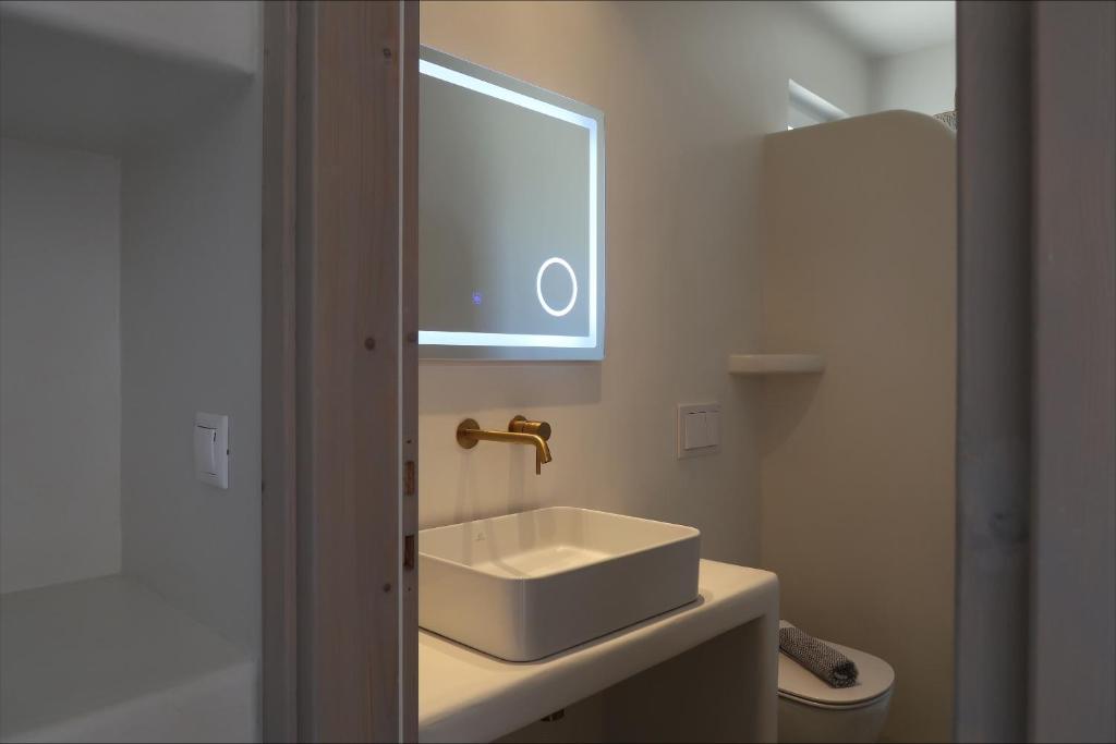 Koupelna v ubytování Elysian Villas Ios