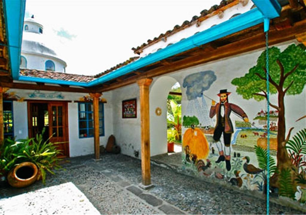 Zahrada ubytování Las Palmeras Inn
