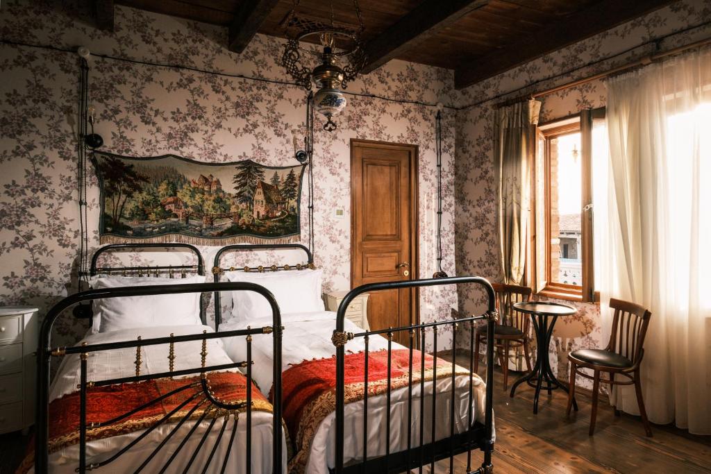 Postel nebo postele na pokoji v ubytování Anapea Village