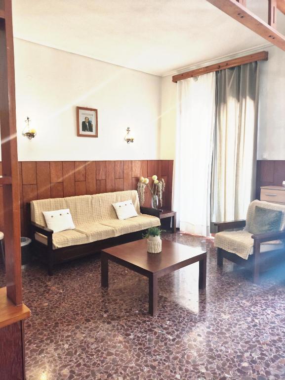 Posezení v ubytování Apartments Papadioti