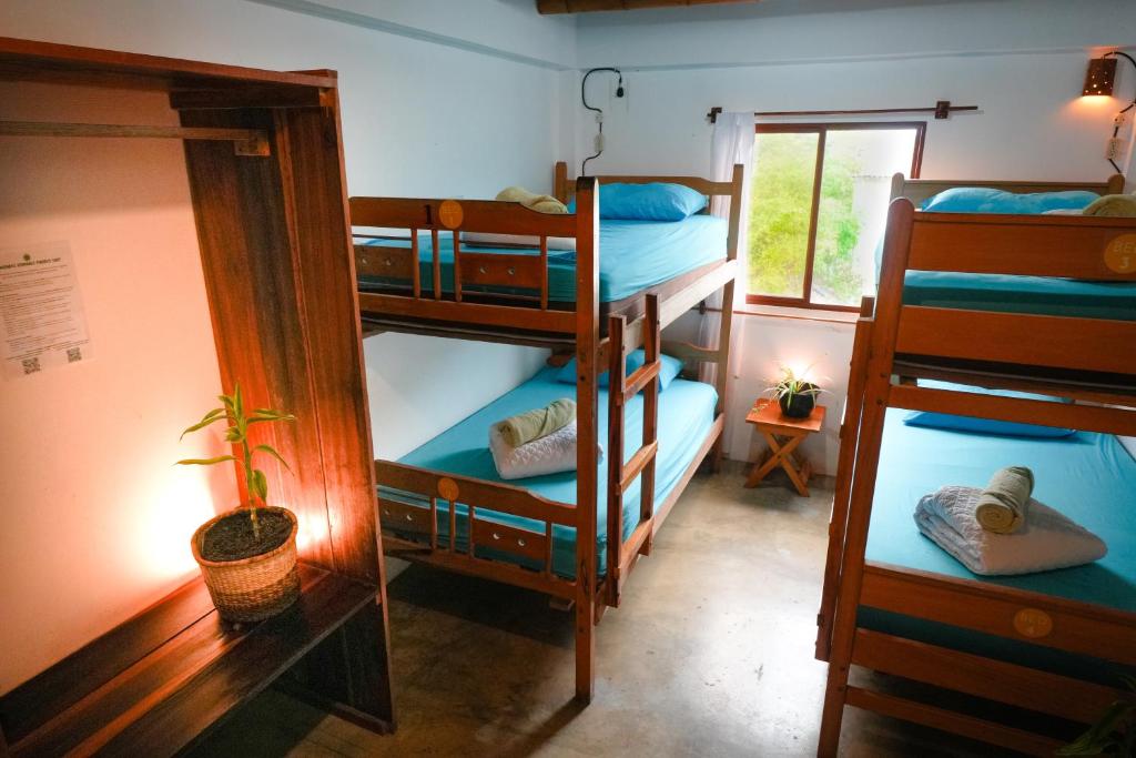 Postel nebo postele na pokoji v ubytování Hermanos Perdidos Surf