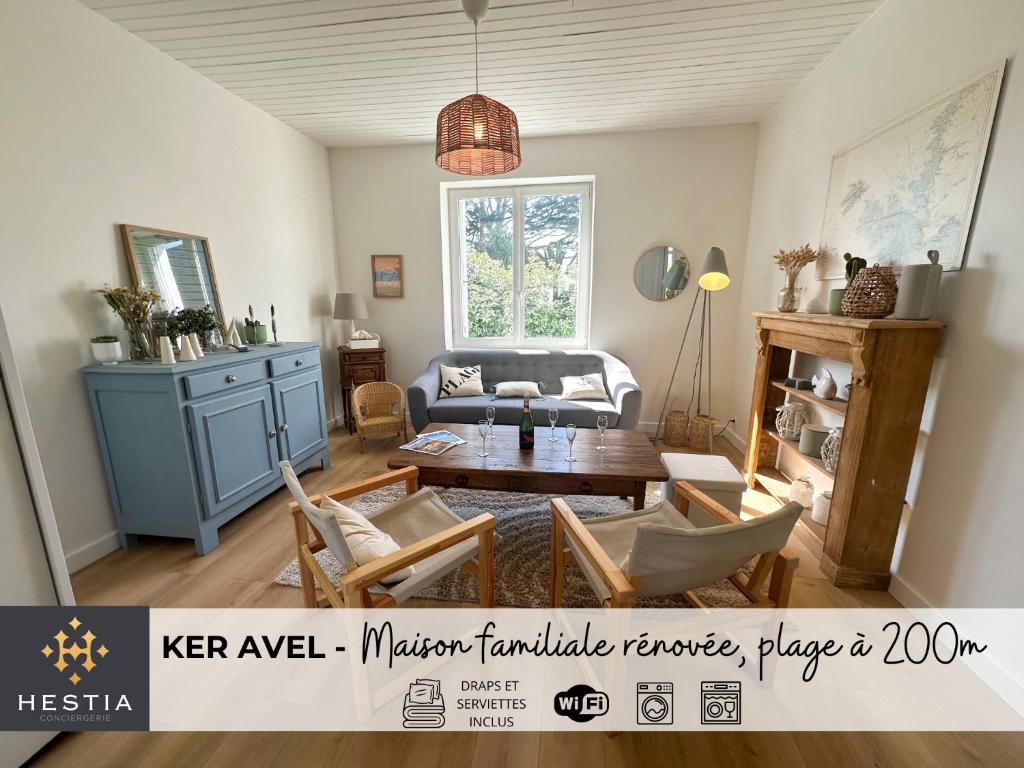 Photo de la galerie de l'établissement KER AVEL - Maison familiale renovee proche plage, à Ploudalmézeau