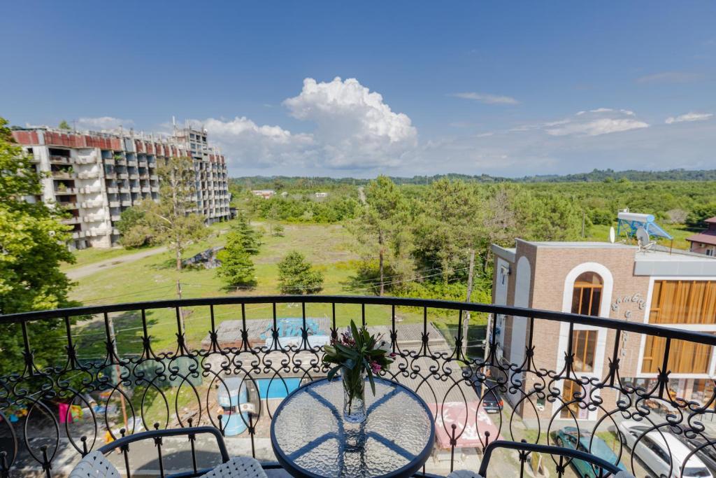Balkón nebo terasa v ubytování GNS Hotel