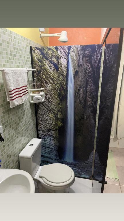 Koupelna v ubytování Chapada Casas da Izete