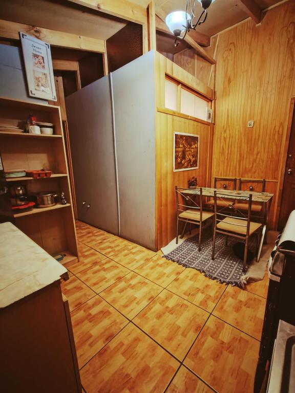 Kuchyň nebo kuchyňský kout v ubytování Berta Hostel