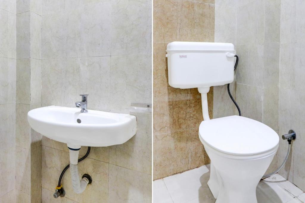 Koupelna v ubytování Super Hotel O Gold Inn