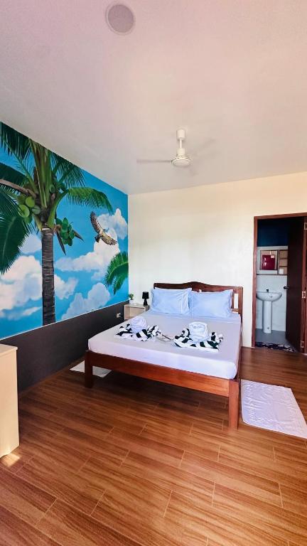 Postel nebo postele na pokoji v ubytování Kattegat Beachfront Villa
