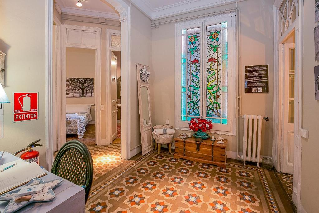 Posteľ alebo postele v izbe v ubytovaní Casa del Mediterraneo