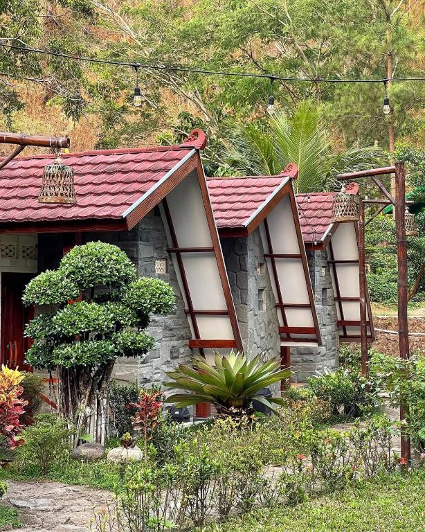 Zahrada ubytování Villa Kampung