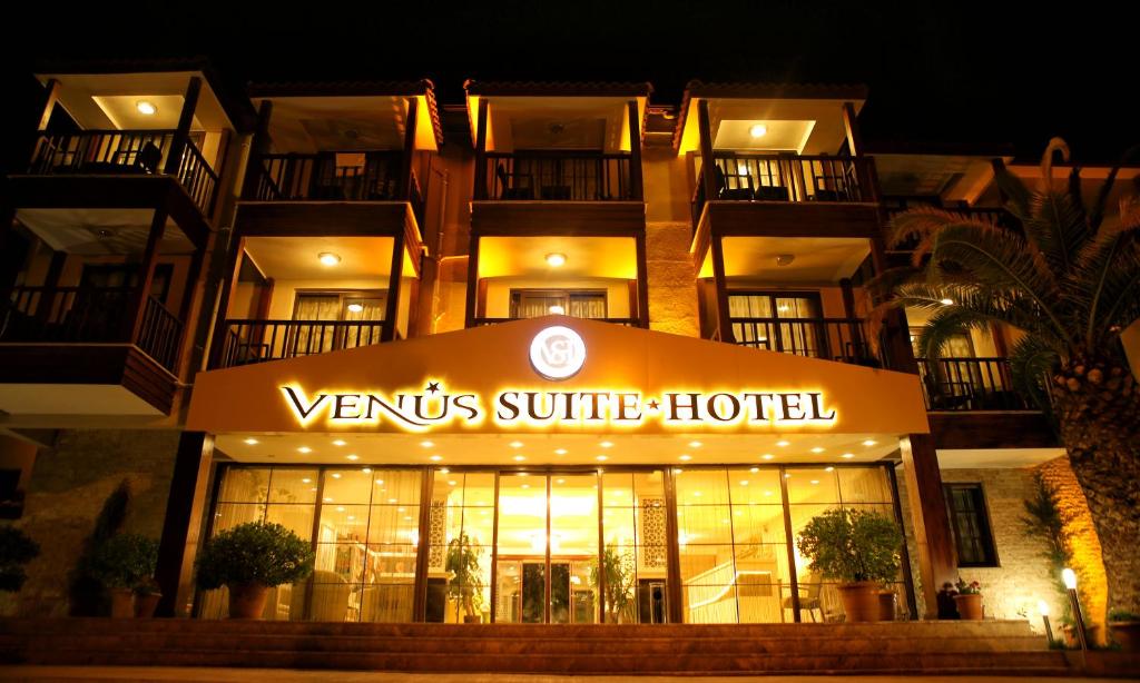 O edifício onde o hotel está situado