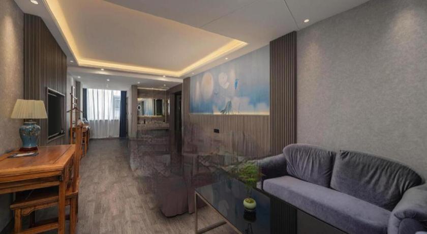 Posezení v ubytování Xi'an Huiya Tianmu Hotel