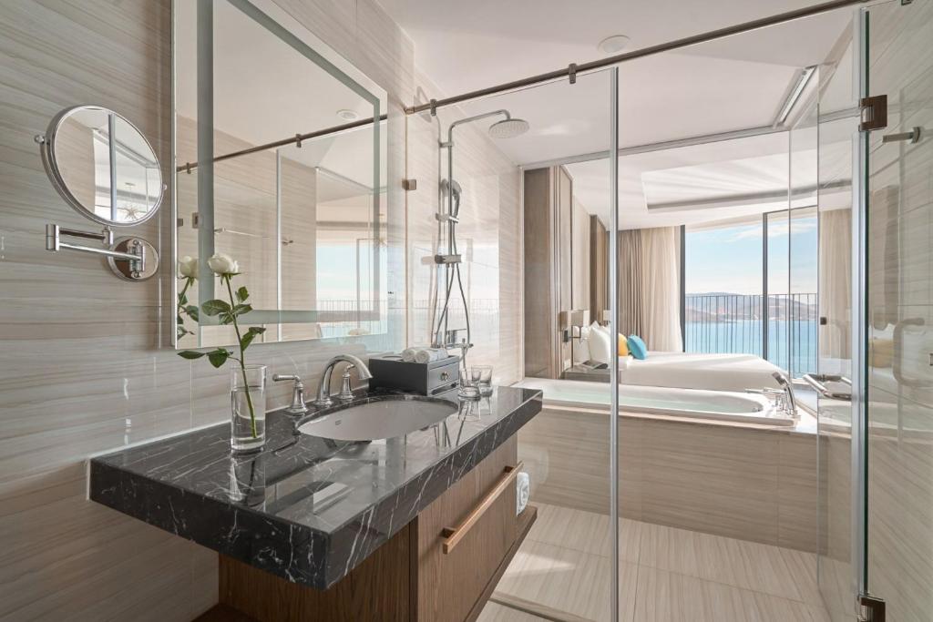 Phòng tắm tại Panorama Apartment NHA TRANG