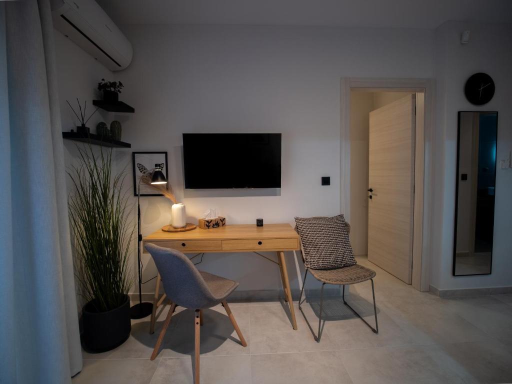TV a/nebo společenská místnost v ubytování Canva Living