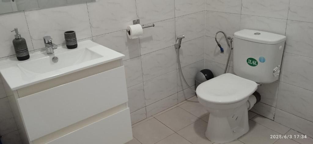 Koupelna v ubytování AUBERGE de L'HIPPOCAMPE
