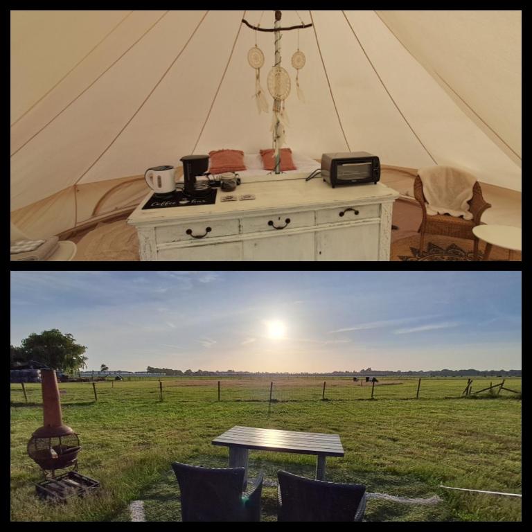 Příroda nedaleko luxury tent