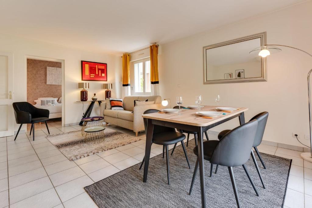 Χώρος καθιστικού στο The Parc des Raisses - T2 for 4 people