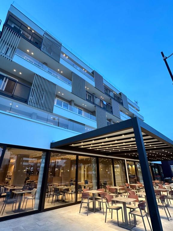 Budova, v ktorej sa hotel nachádza