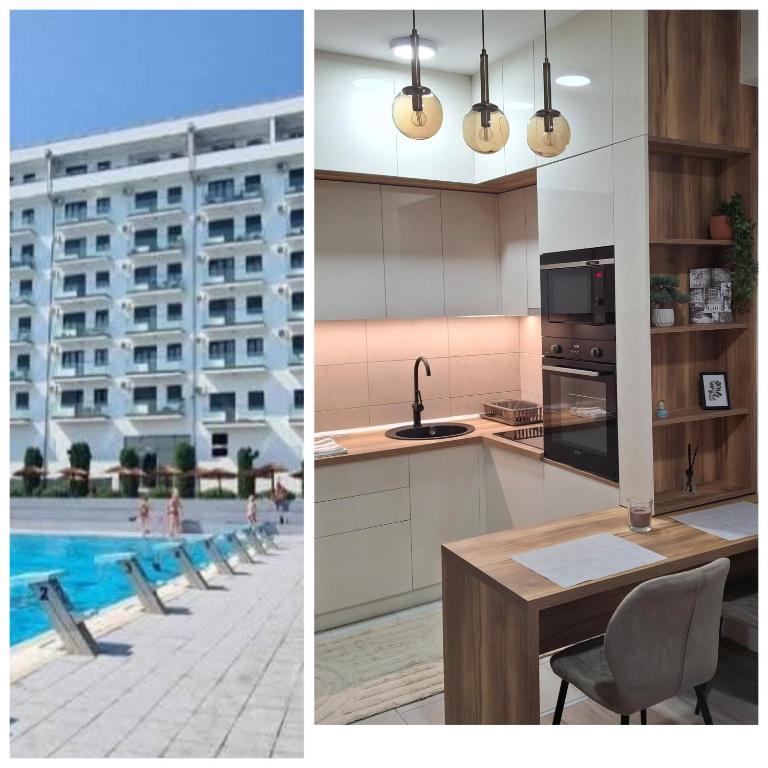 Bazén v ubytování Apartmani Marjanovic Akva park Jagodina nebo v jeho okolí