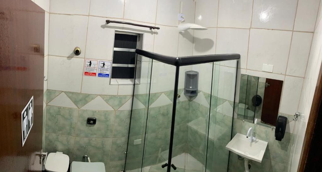 Koupelna v ubytování Hostel ANPRADO 5